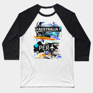 PER Perth Australia airport Baseball T-Shirt